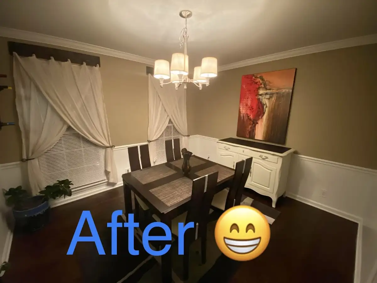 Professional dining room restoration after water damage in Chalmette