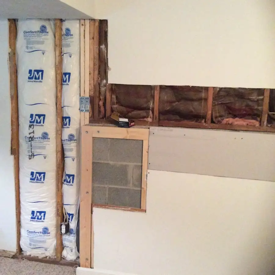 Wall insulation replacement during Odor Removal & Deodorization in Chalmette